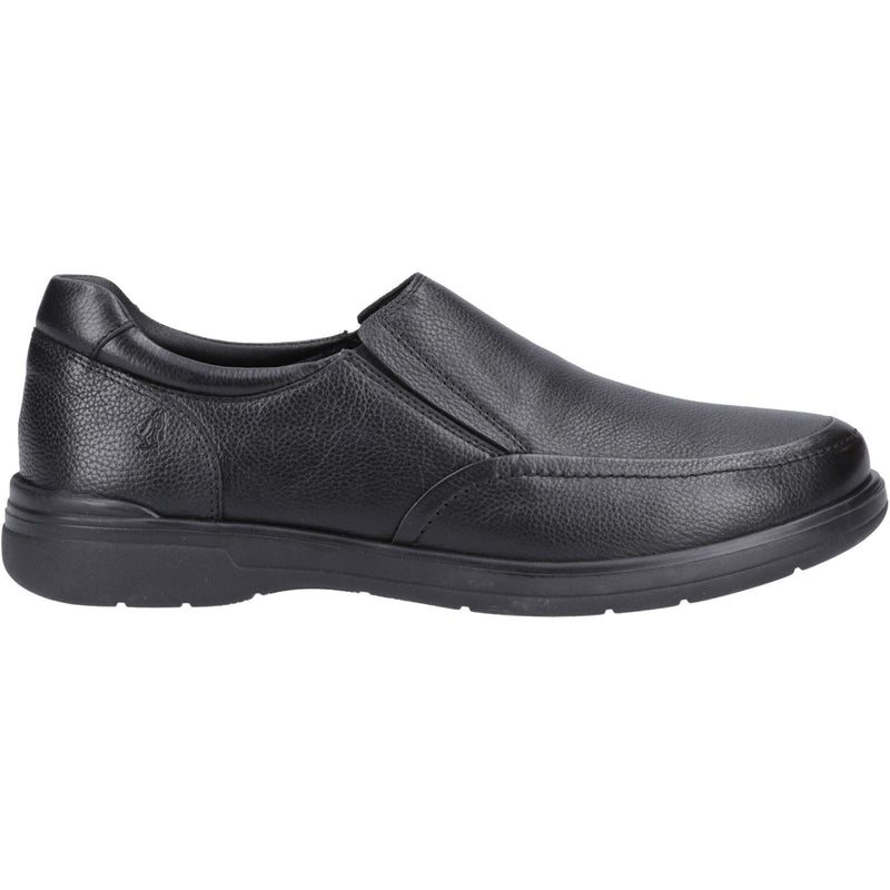 Hush Puppies Matthew Leder Herren Schwarze Mokassins