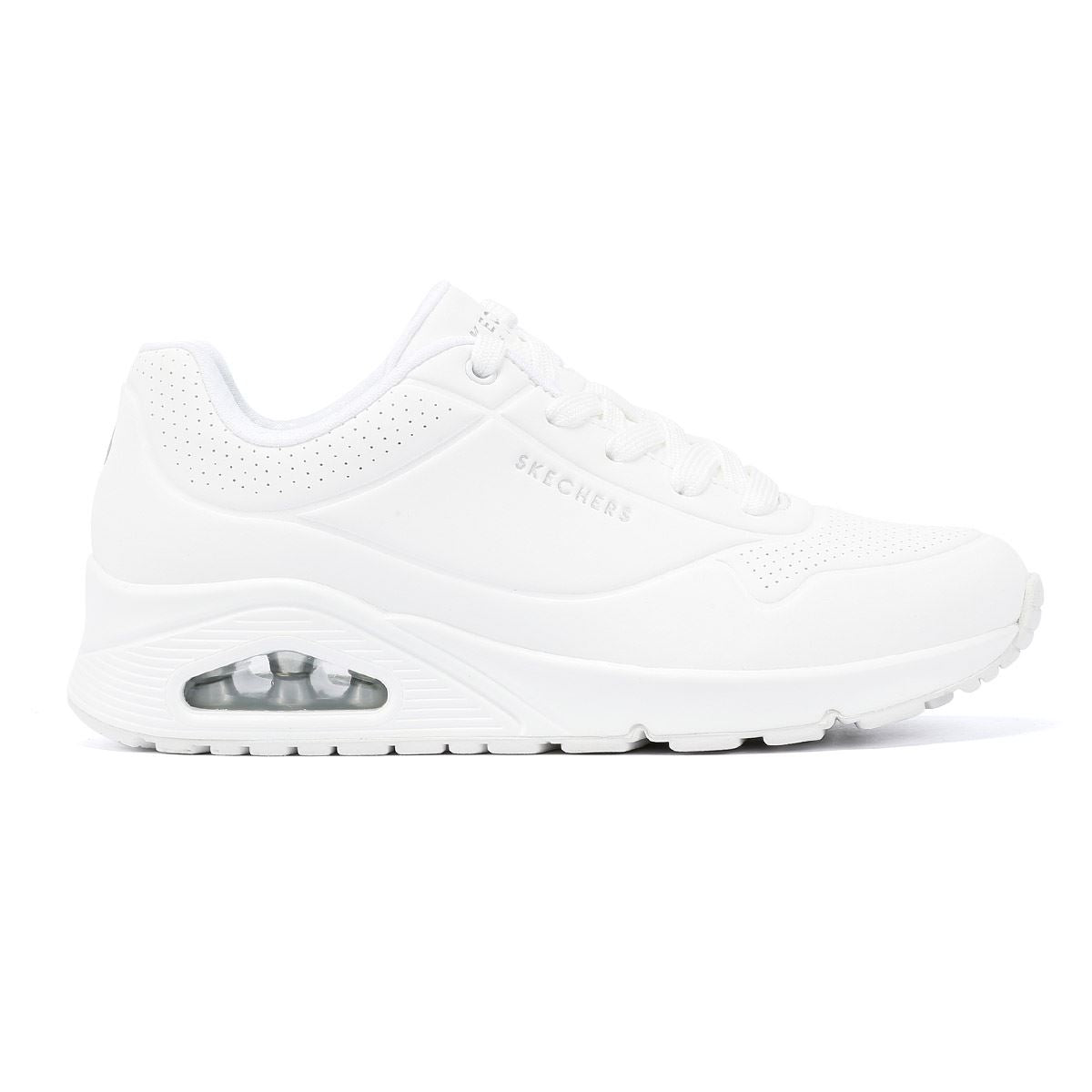 Skechers Uno Weiße Damensneakers