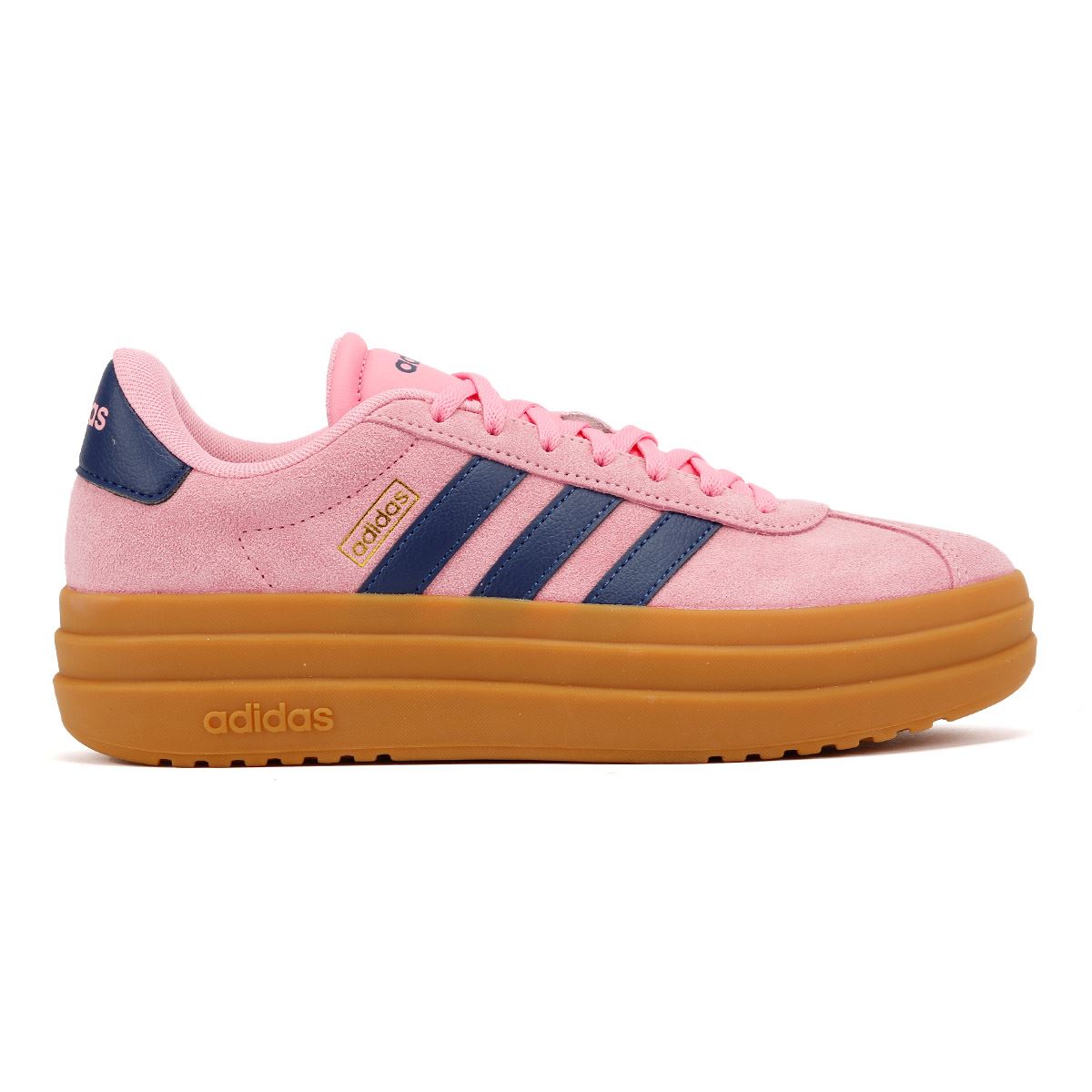 Adidas VL Court Bold Damen Sneaker Aus Rosa Leder