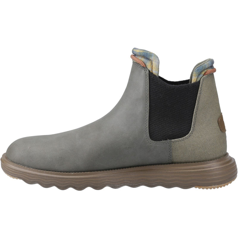 HEYDUDE Branson Classic Herrenstiefel In Dunkeloliv/Espresso