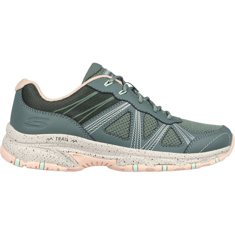 Skechers Hillcrest Ridge Leder Damen Oliv Sneakers