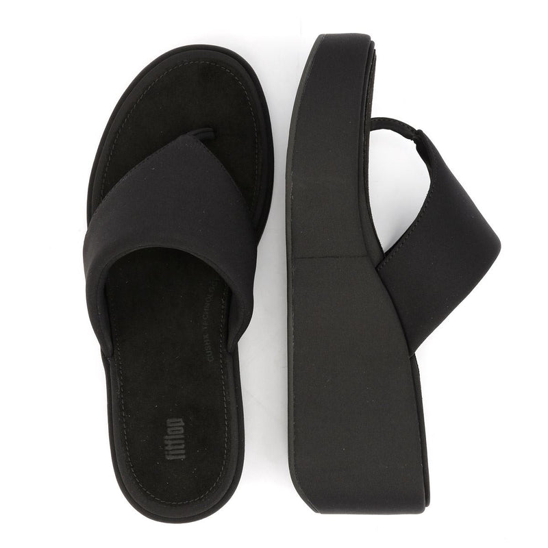 FitFlop Platfforms Wedge Damen Schwarze Farbe Sandalen