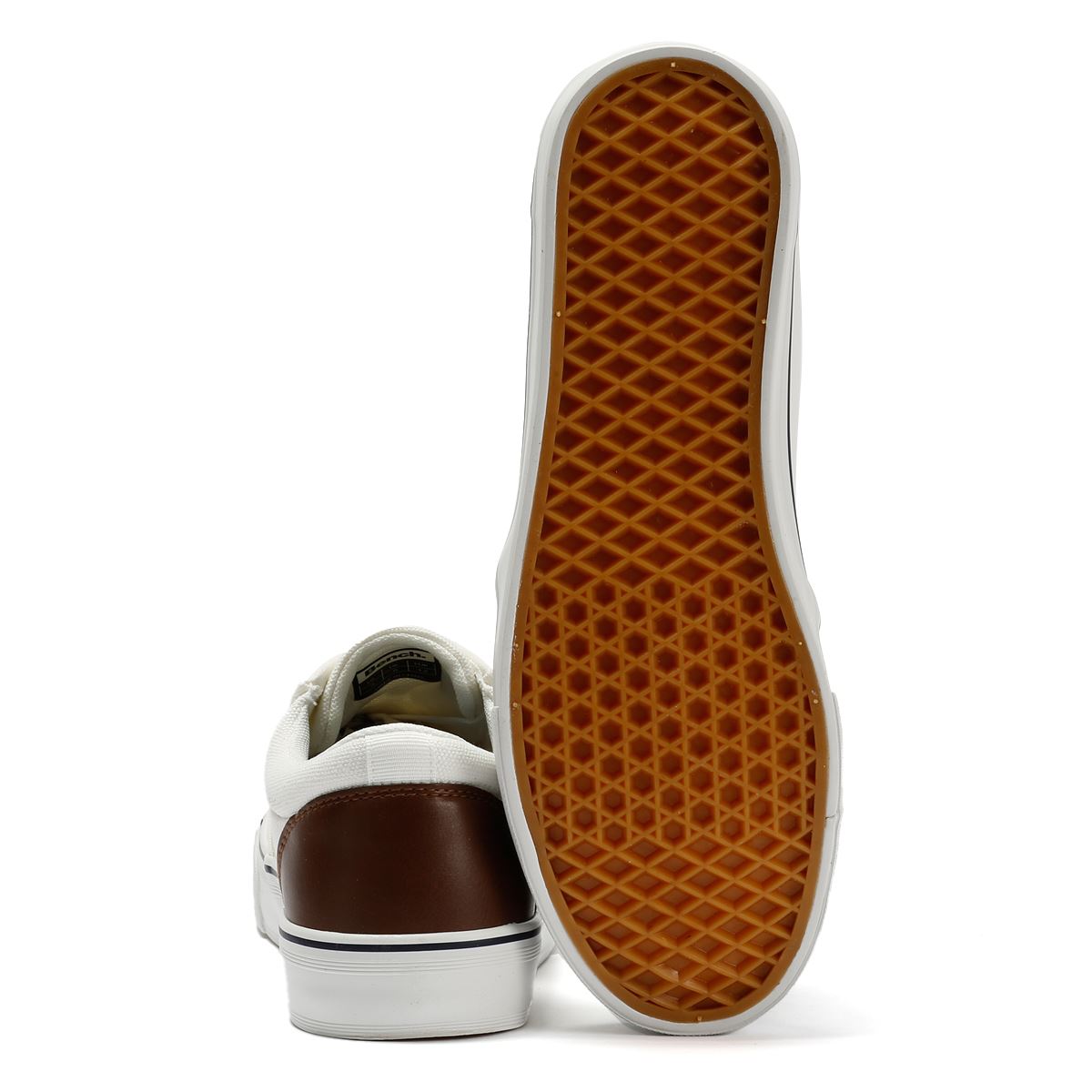 Bench Donnie Leinen Herren Weiße Sneakers