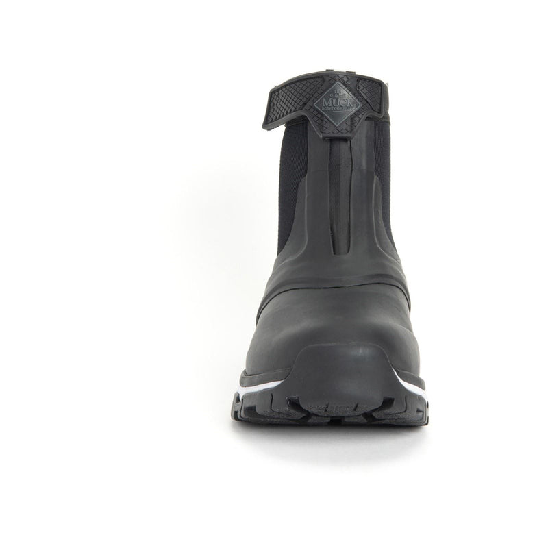 Muck Boots Apex Mid Zip Gummistiefel Schwarz/Weiß