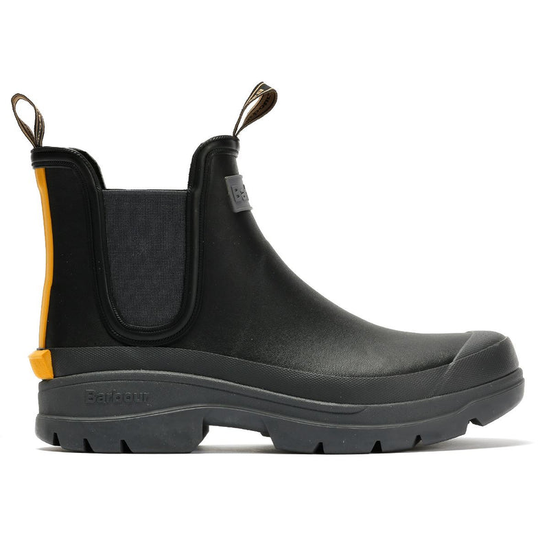 Barbour Nimbus Chelsea Welly Gummiherren Schwarz Gummistiefel