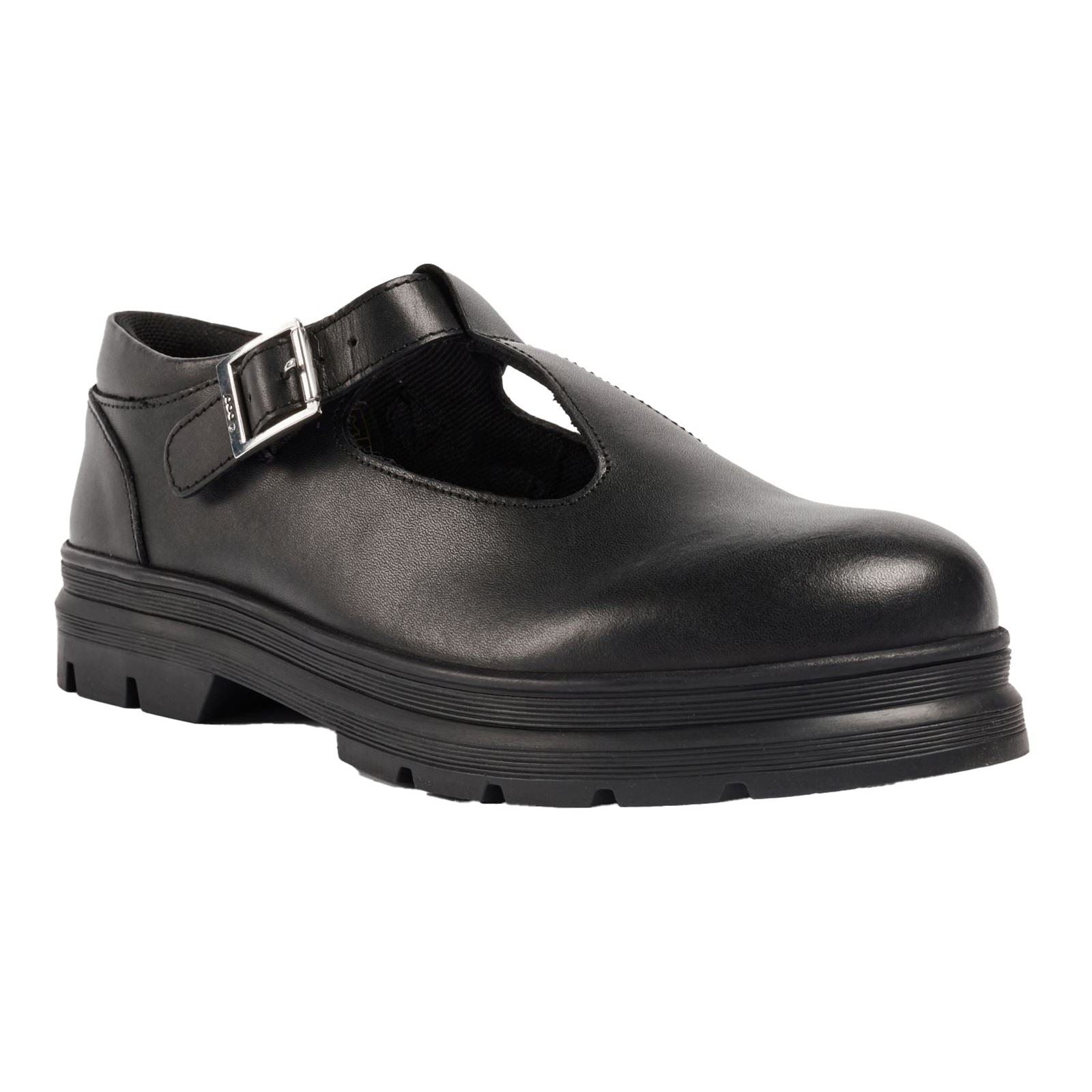 Pod Emilie Kunstleder Mädchenschwarze Slipper