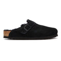 Birkenstock Boston Shearling Schwarz Hausschuhe