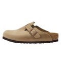 Birkenstock Boston Wachs Tabakbraune Clogs