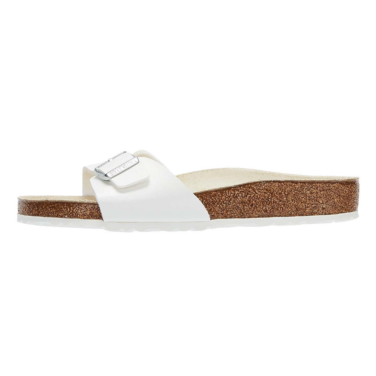 Birkenstock Madrid Birko Flor Damen Weiße Sandalen