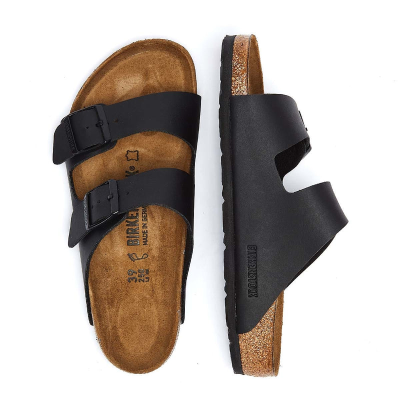 Birkenstock Arizona Birko-Flor Herren Schwarz Regulär Sandalen
