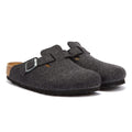 Birkenstock Boston Grau Hausschuhe