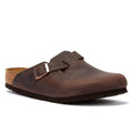 Birkenstock Boston Geöltes Nubukleder Habana Hausschuhe