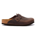 Birkenstock Boston Geöltes Nubukleder Habana Hausschuhe
