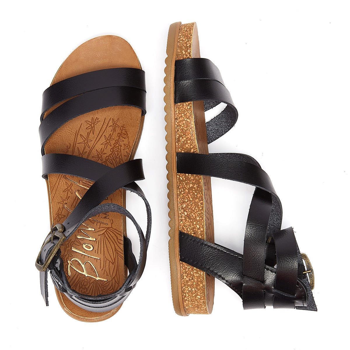 Blowfish Malibu Fandie Damen Sandalen In Schwarz