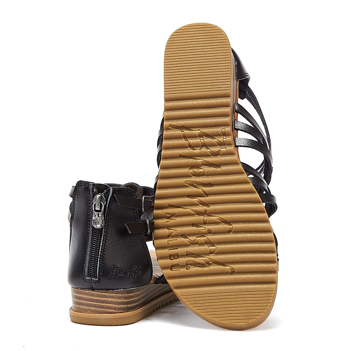Blowfish Malibu Bloomy Womens Schwarze Sandalen
