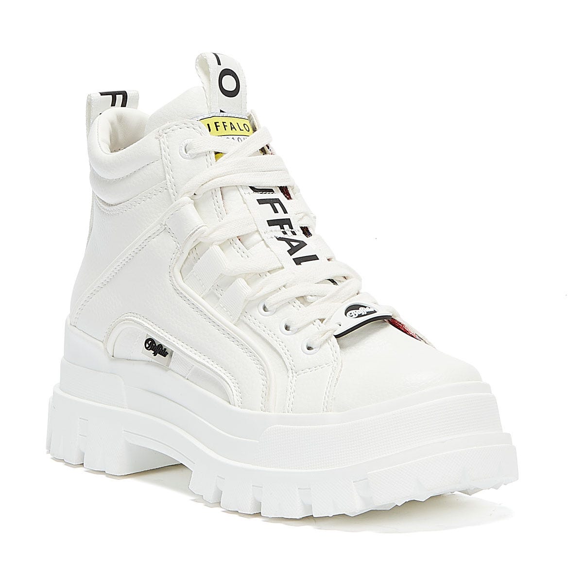 Büffel Aspha Mid NC Damen Weiß Stiefel