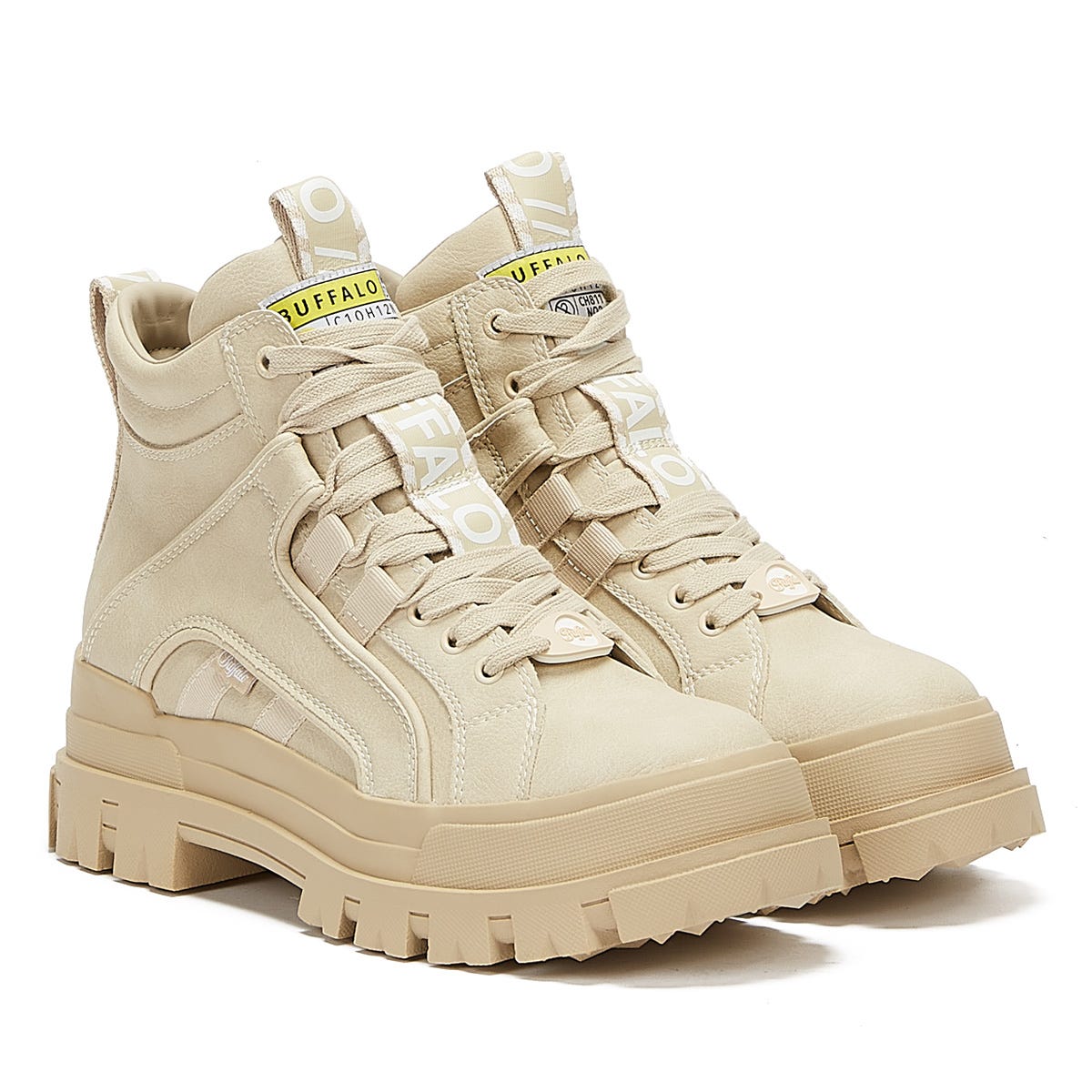 Buffalo Aspha NC Mid Damen Stiefel Beige