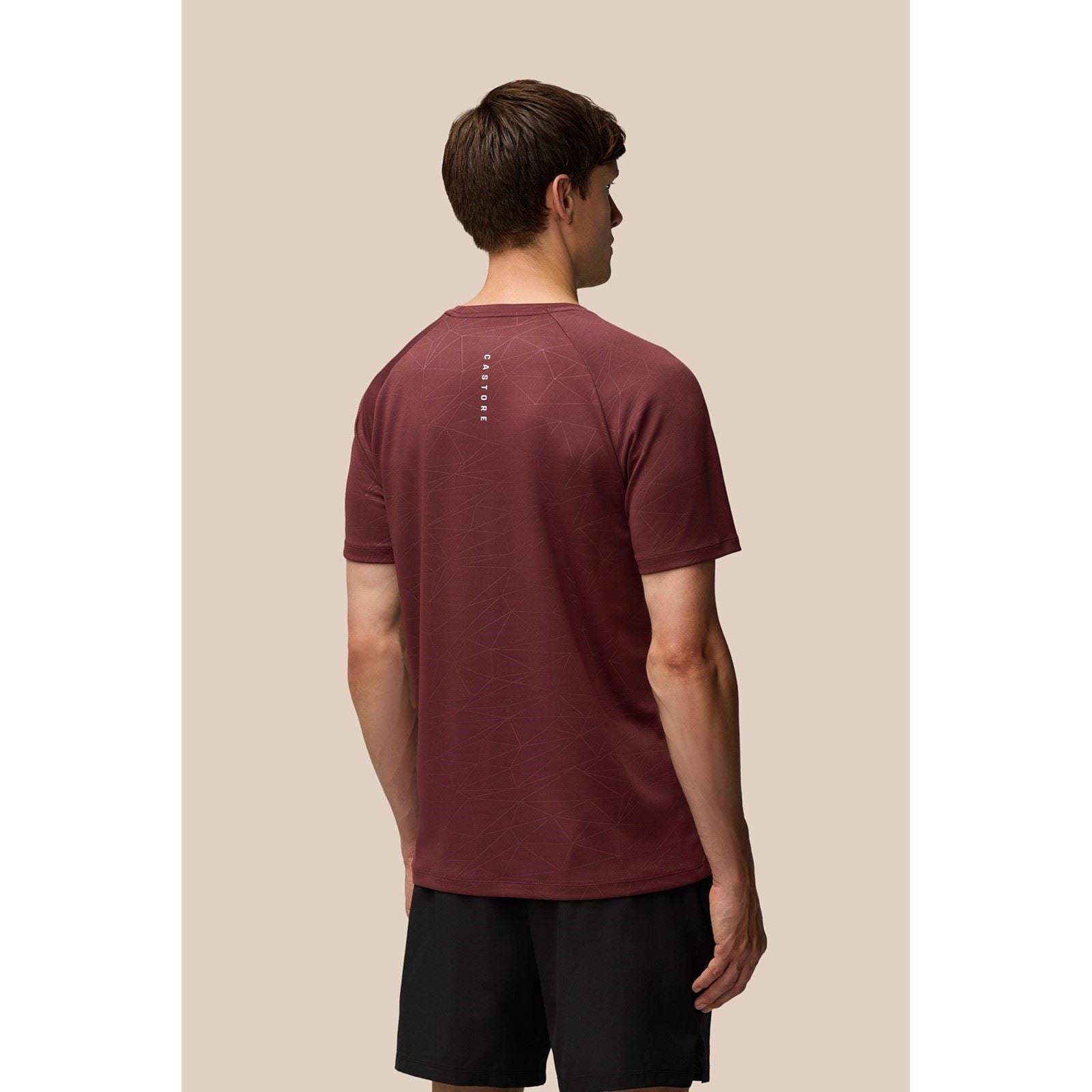 Castore Adapt Training T-Shirt Polyester Herren Lila Activewear T-Shirts