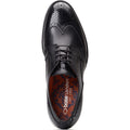 Base London Bell Leder Herren Schwarze Brogues Schuhe