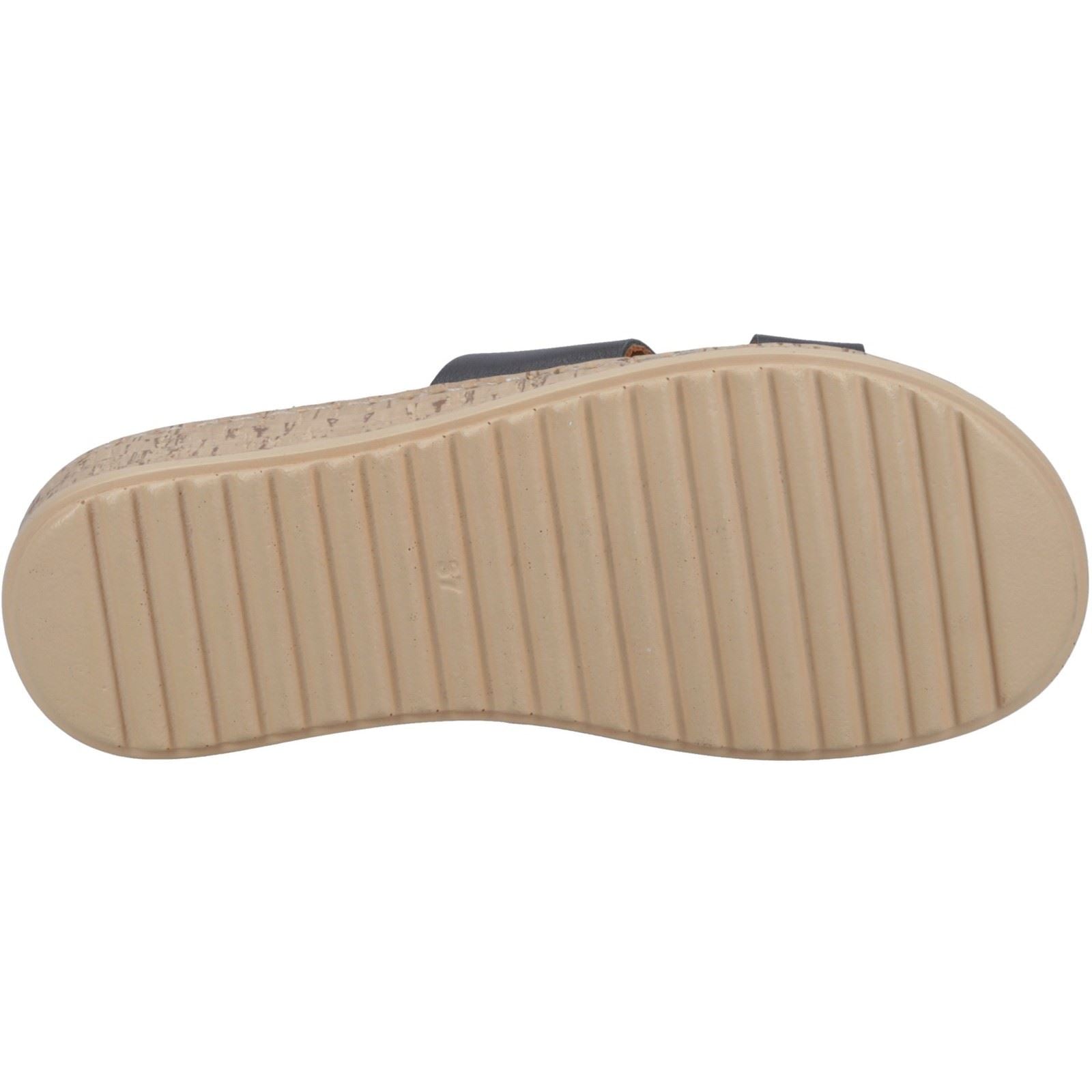 Hush Puppies Eloise Damen Sandalen Aus Schwarzem Leder