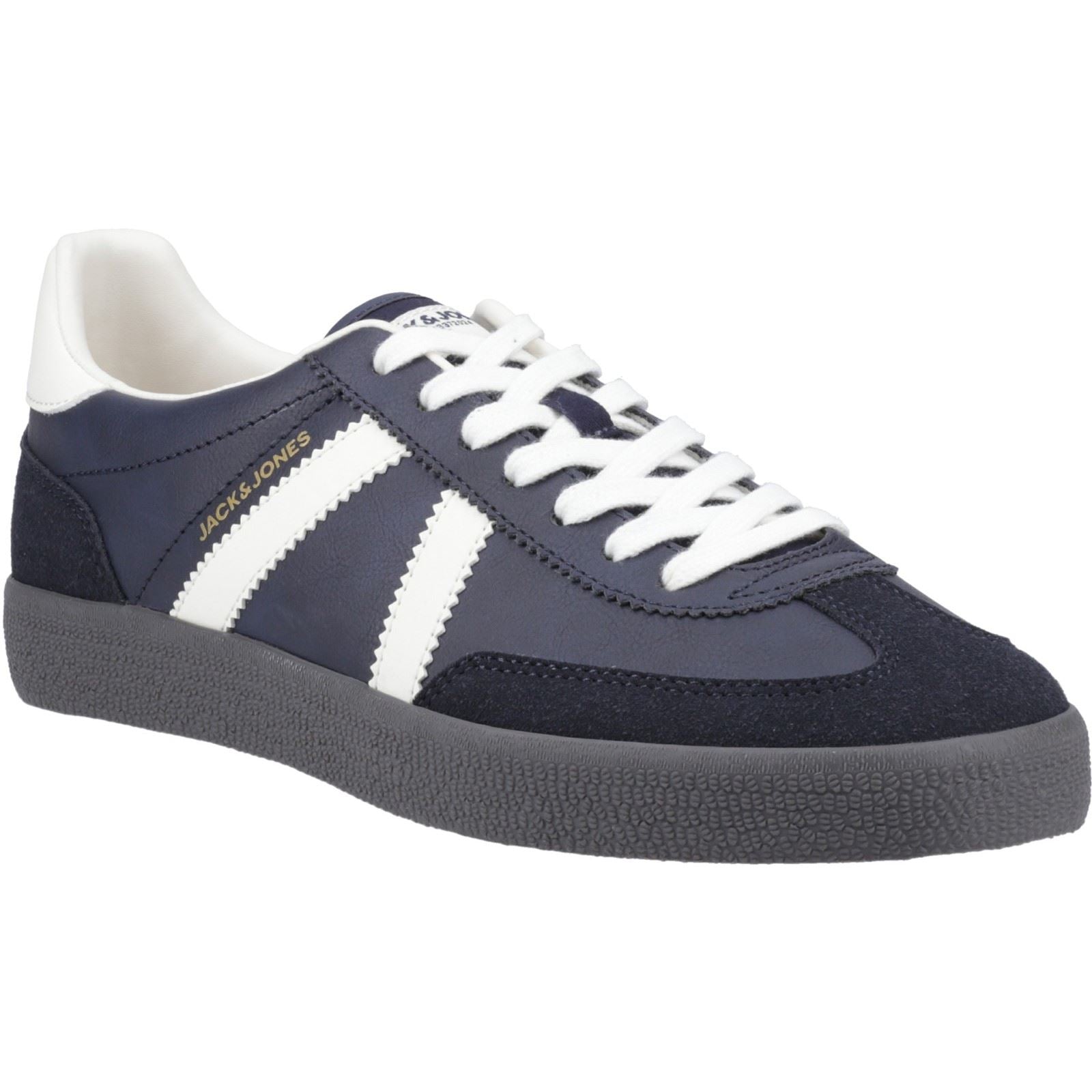 Jack & Jones Mambo Special Herren Sneaker aus Polyurethan in Marineblau/Marshmallow
