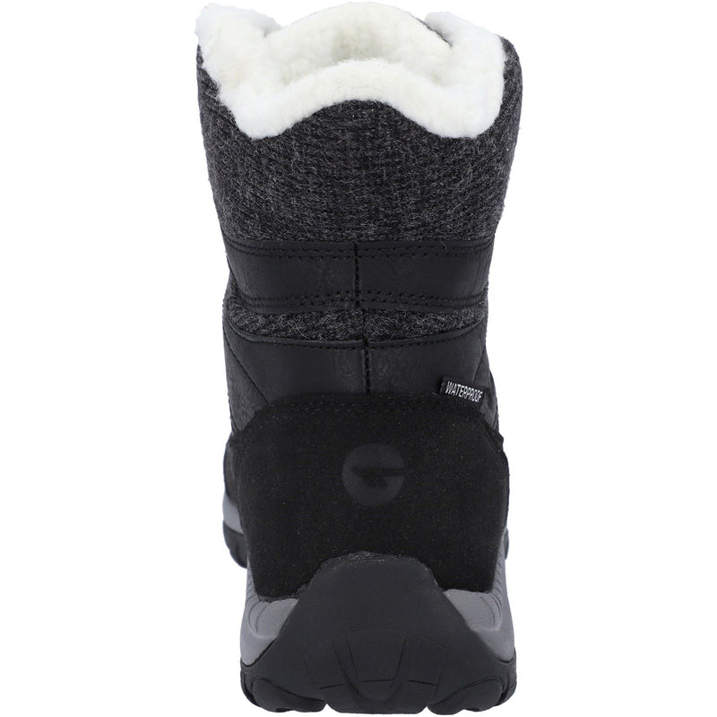 Hi-Tec Riva Mid Damen Wanderschuhe in Schwarz