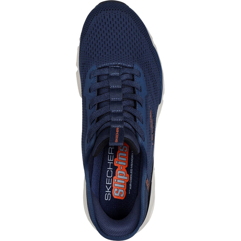 Skechers Skech-Air Ventura Vanderway Herren Sneaker In Marineblau/Orange