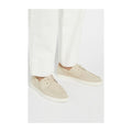 Dune Blaizerss Herren Bootsschuhe Aus Stoff In Creme