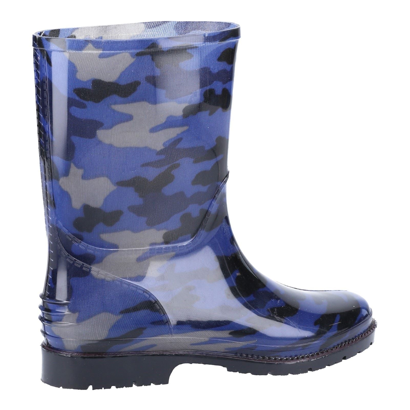Cotswold PVC Jnr Gummistiefel Für Mädchen Aus Pvc In Marine-Tarnfarbe