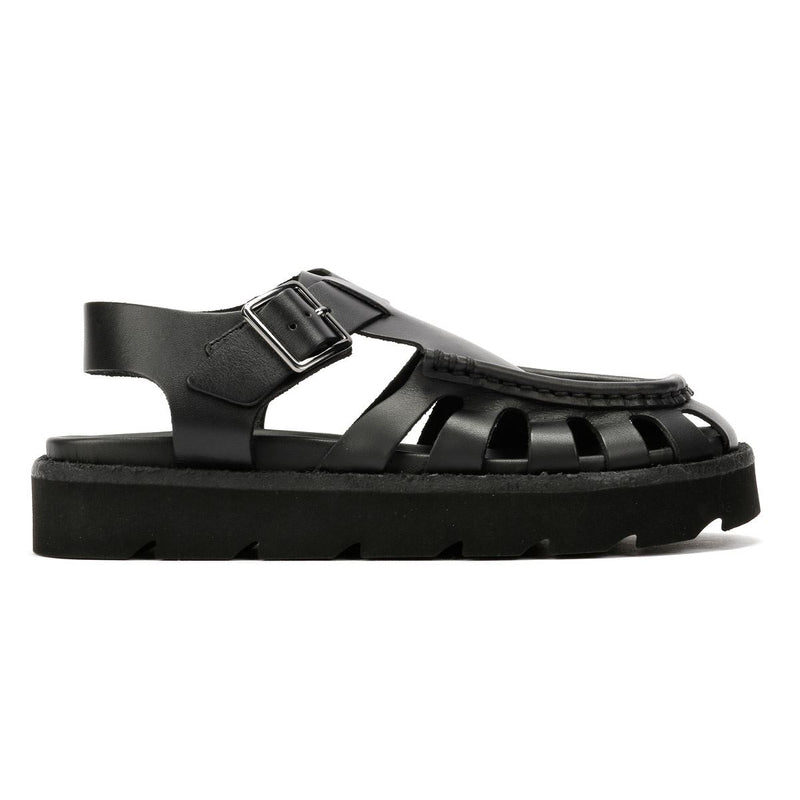 Clarks Originals Meadow Buckle Damen Sandalen Aus Schwarzem Leder