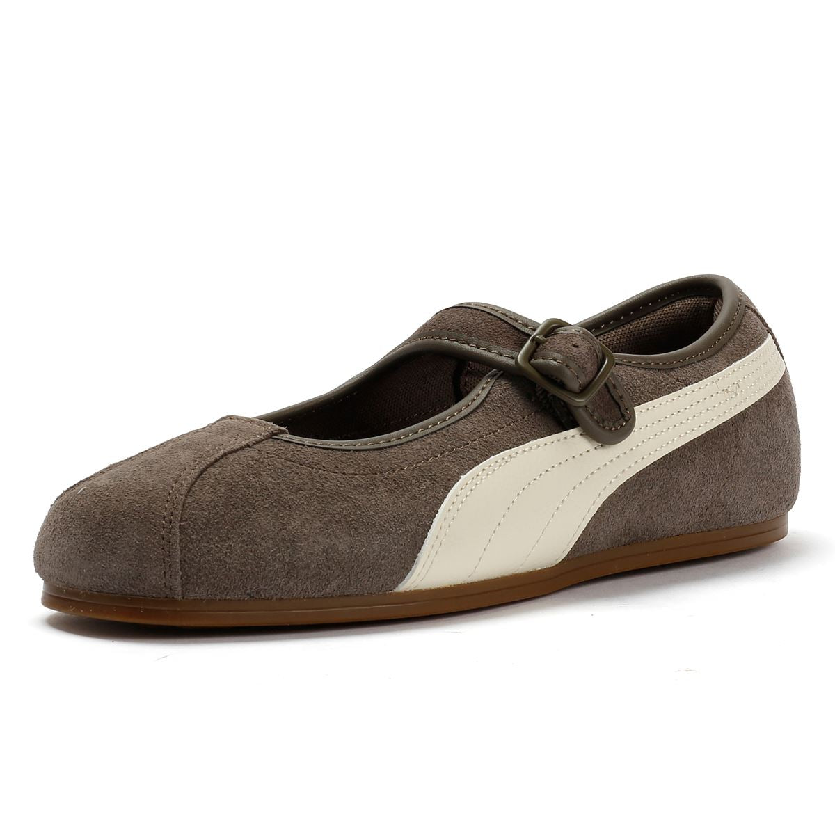 Puma Tacklette Wildleder Frauen Braun Sneaker