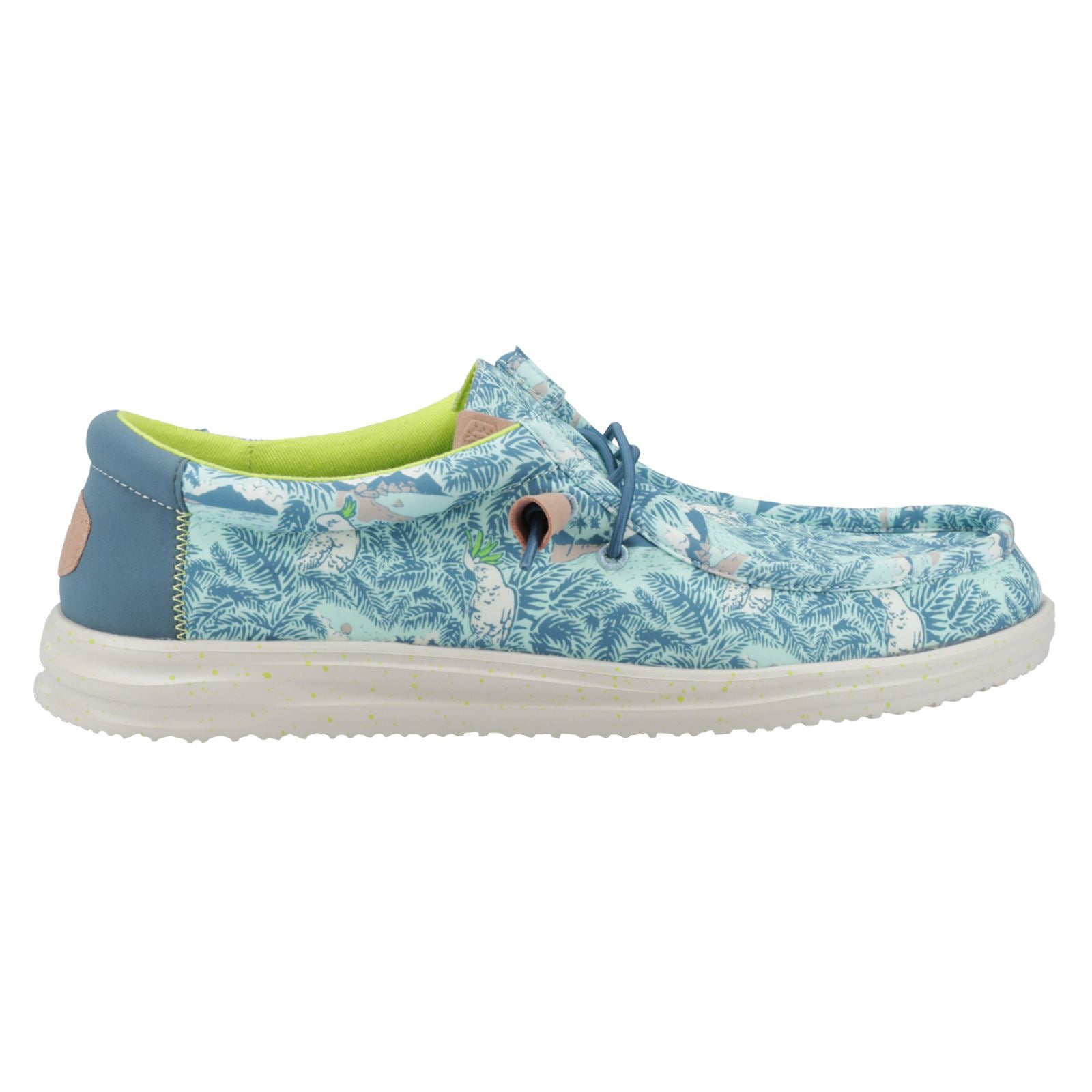 HEYDUDE Wally H2O Tropical Herren Blaue Tropische Bootsschuhe