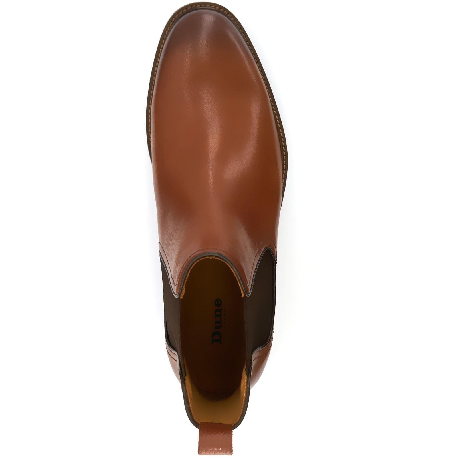 Dune Characteristic Leder Herrenschuhe In Tan
