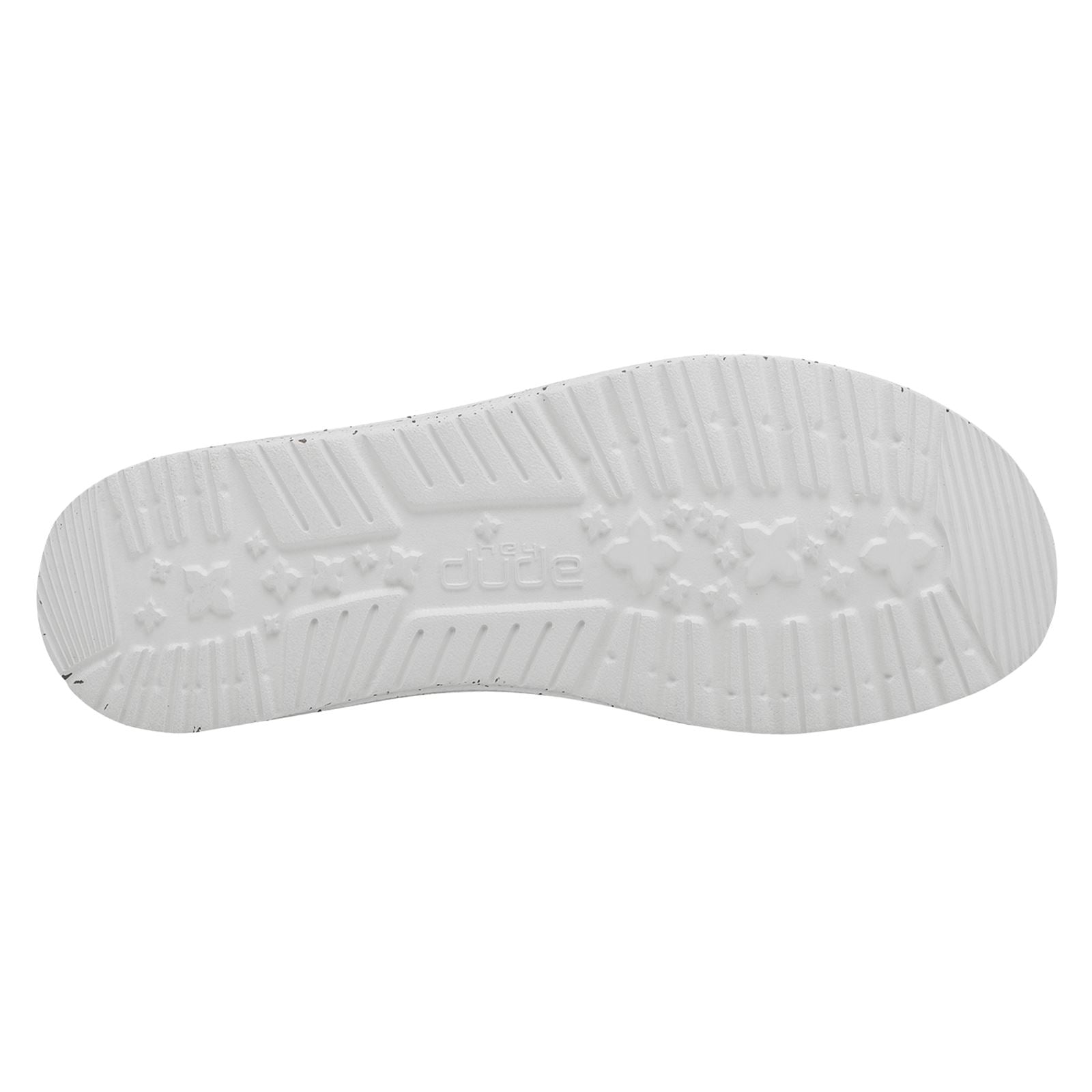 HEYDUDE Wendy Sox Damen Slipper In Steinweiß.