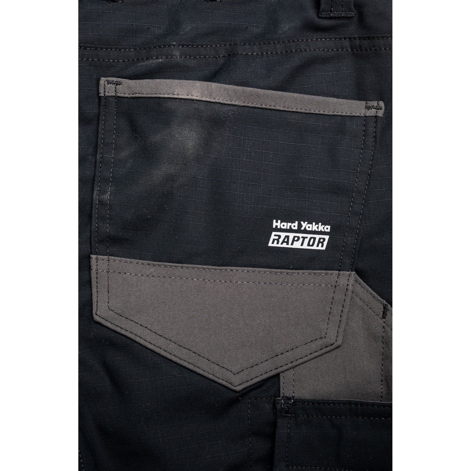Hard Yakka Raptor Cuffed Baumwolle Damen Schwarze Outdoor Hosen