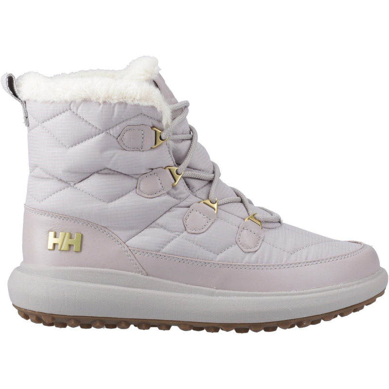Helly Hansen Sport Willetta 2 Mid Leder Damen Mellow Graue Winterstiefel bis zur Mitte der Wade