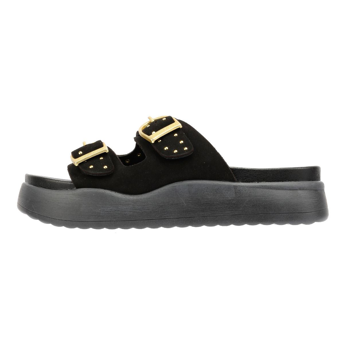 Desert Fleur Girasol Nubuk Damen Sandalen In Schwarz