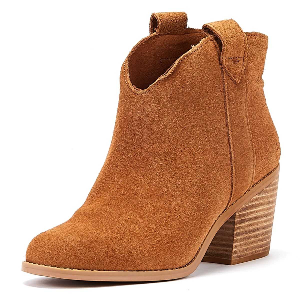 TOMS Konstanze Wildleder Damen Stiefel In Tan