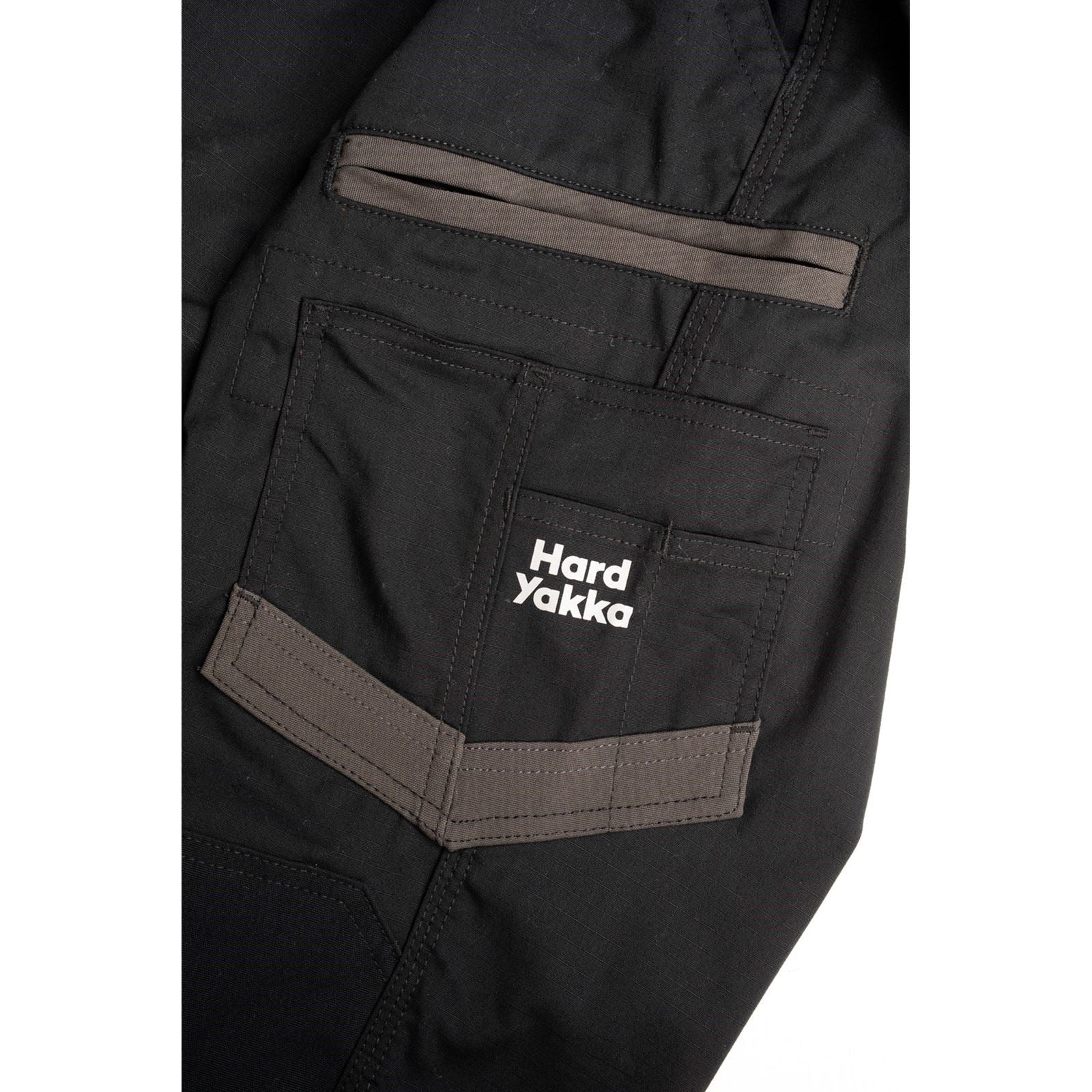 Hard Yakka Raptor Cuff Baumwoll Herren Schwarze Farbe Outdoor Hosen