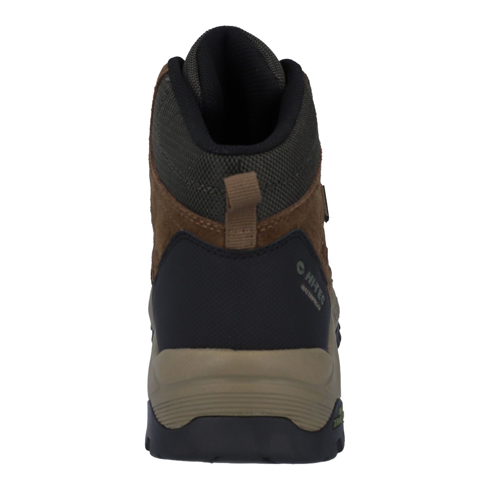 Hi-Tec Bandera Expedition Mid Wide Herren Wanderschuhe Aus Leder In Rauchbraun/Khaki