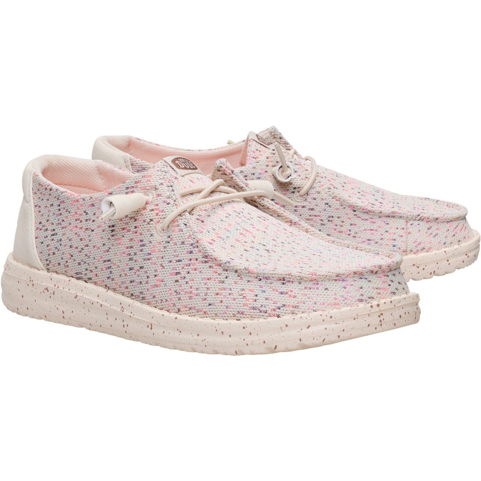 HEYDUDE Wendy Stretch Polyester Damen Taupe/Multi Freizeitschuhe