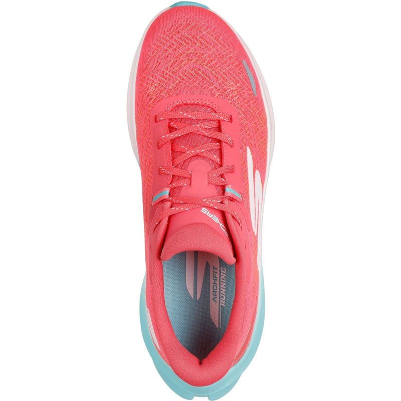 Skechers Performance GO RUN Ride 12 Damen Sneaker in Koralle aus Stoff