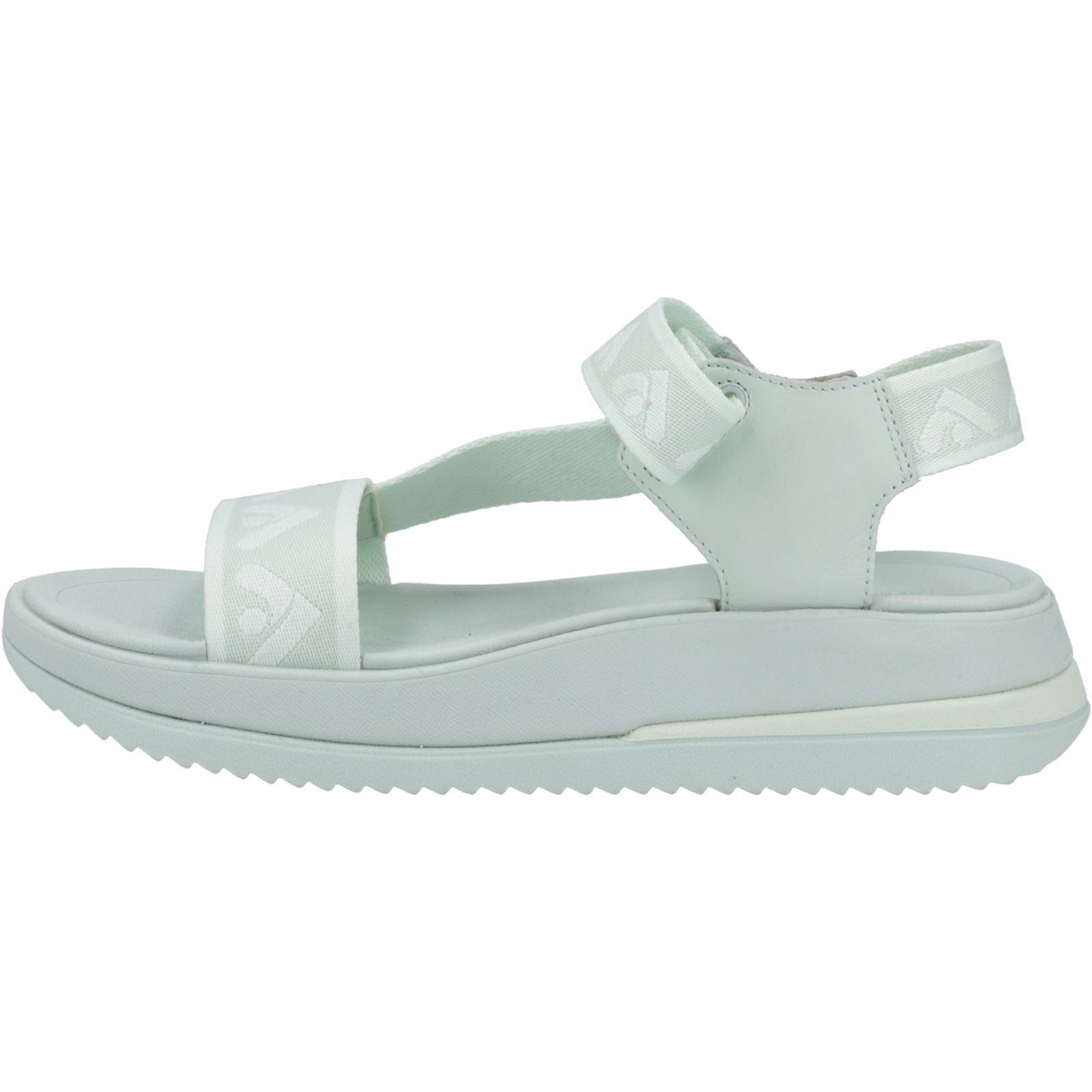 Fitflop Surff Back Strap Polyester/Leder Damen Sagebrush Weit-Fit Sandalen