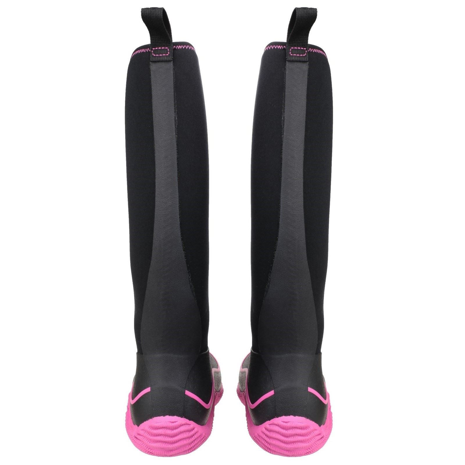 Muck Boots Hale Gummistiefel Schwarz/Rosa