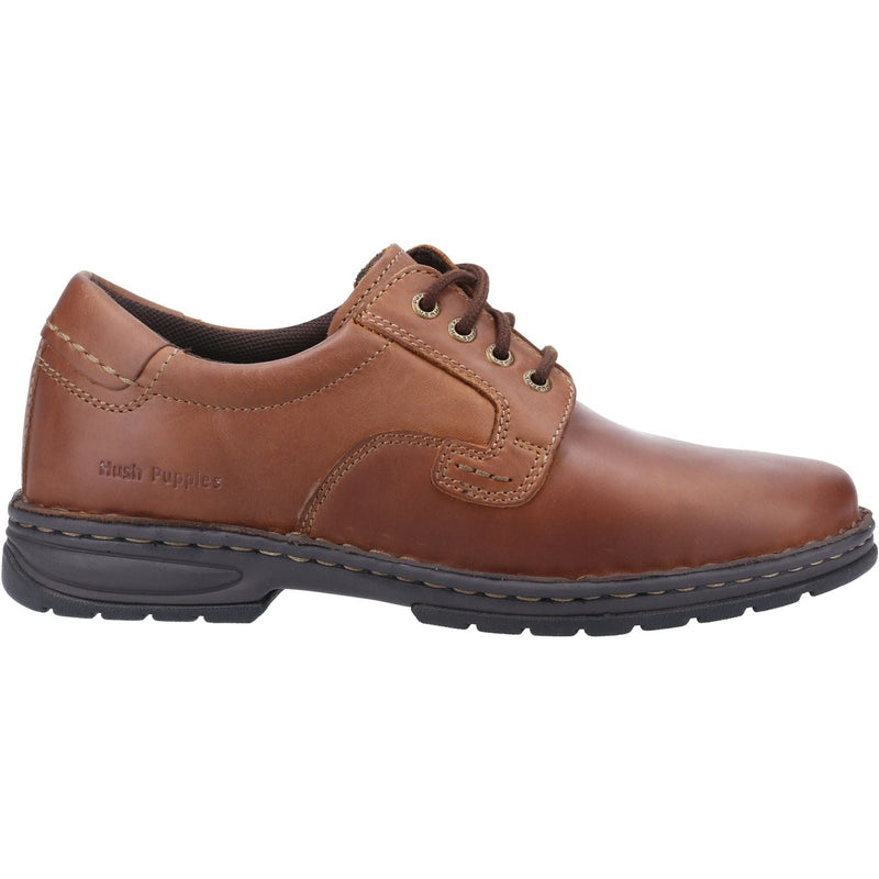 Hush Puppies Outlaw II Leder Herren Braune Schnürschuhe