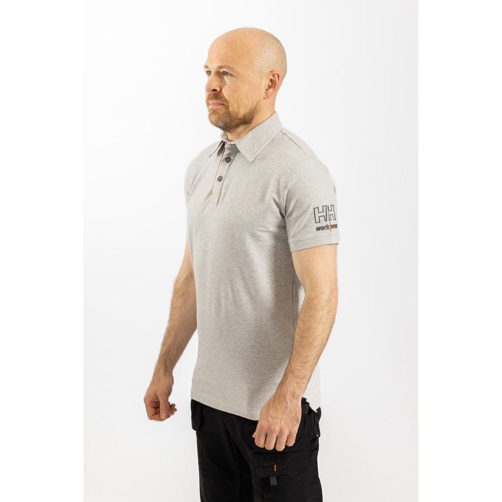 Helly Hansen Workwear Kensington Baumwoll Herren Poloshirt In Grau