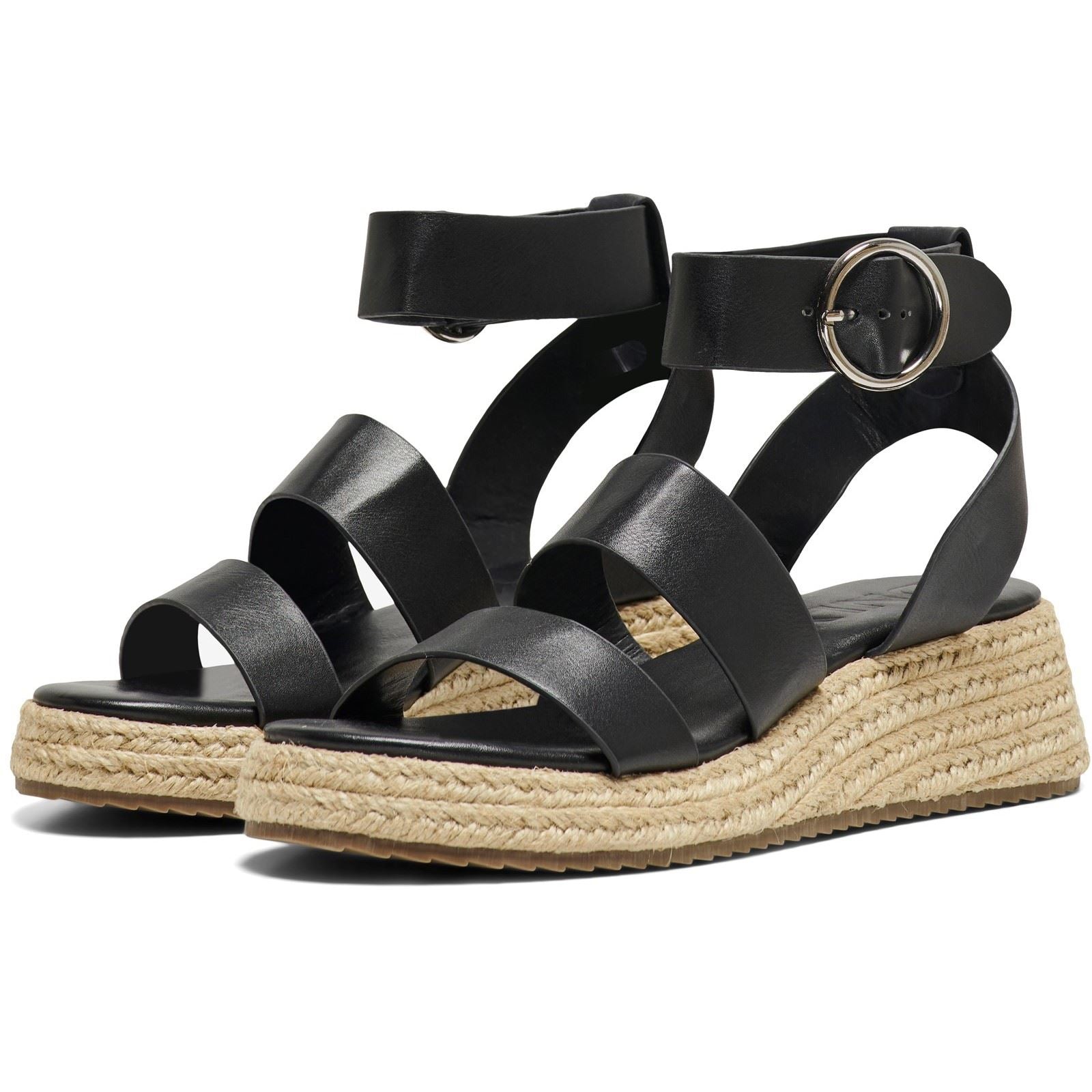 ONLY MINERVA 1 Synthetik Damenschwarze Espadrilles