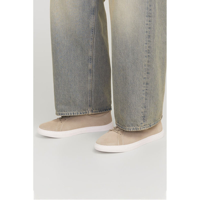 Jack & Jones Galaxy Suede Herren Sneaker Plaza Taupe Aus Veloursleder