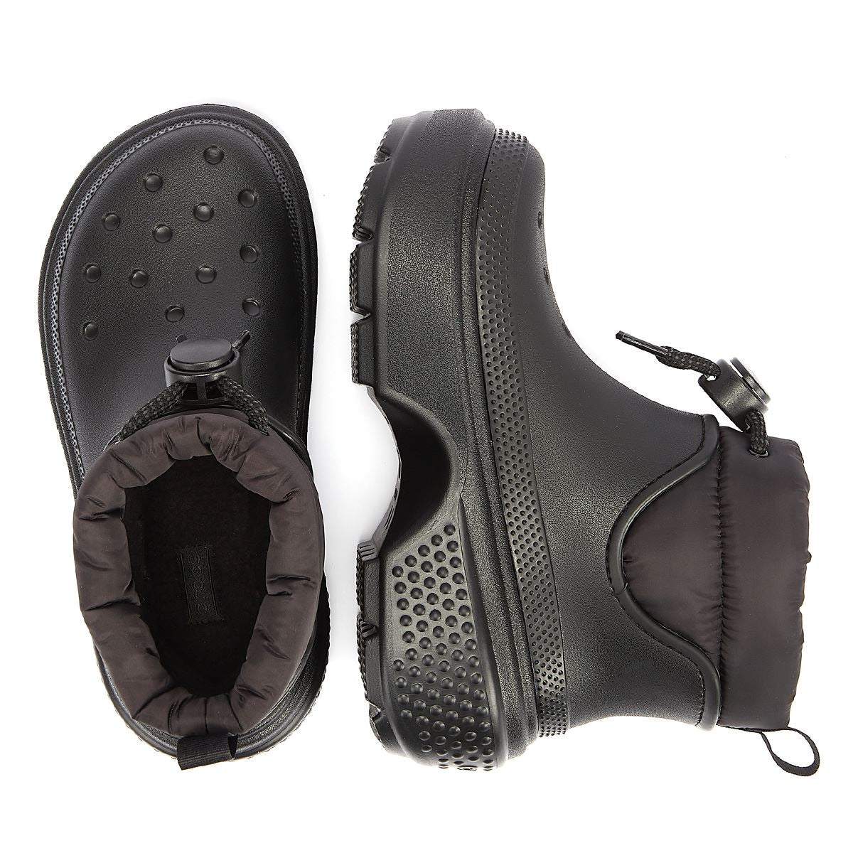 Crocs Stomp Puff Stiefel Für Damen In Schwarz