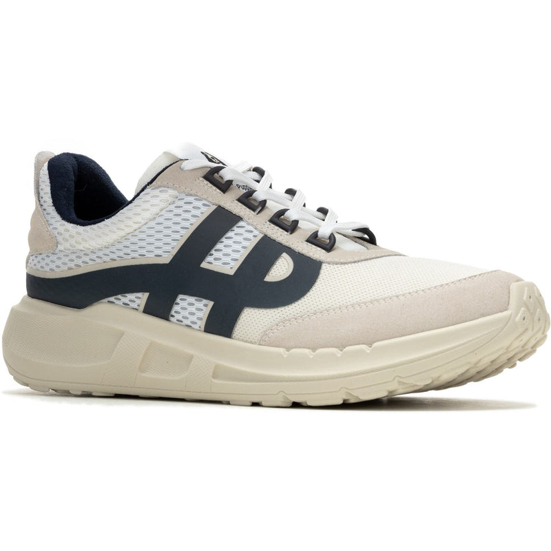 Hush Puppies Seventy8 Retro Runner Herren Sneaker Aus Weißem Wildleder